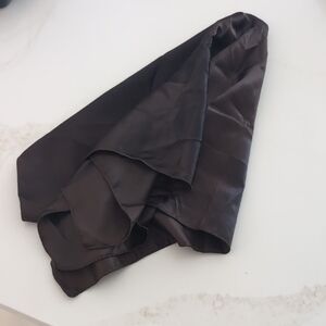 3/$5 Brown Satin Scarf 27.5”x27.5”